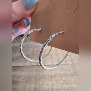 Silver Hoop Earrings